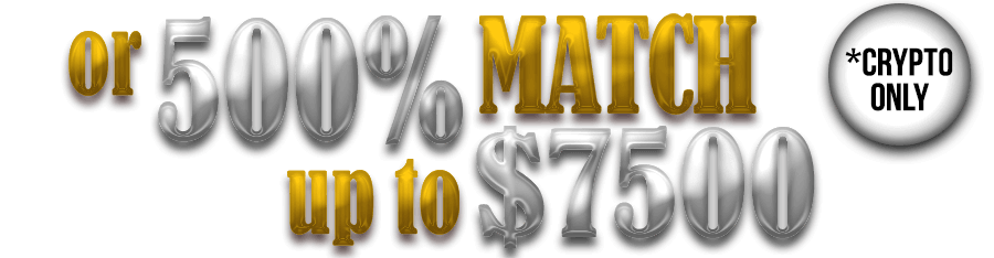 Or 500% up to $7500